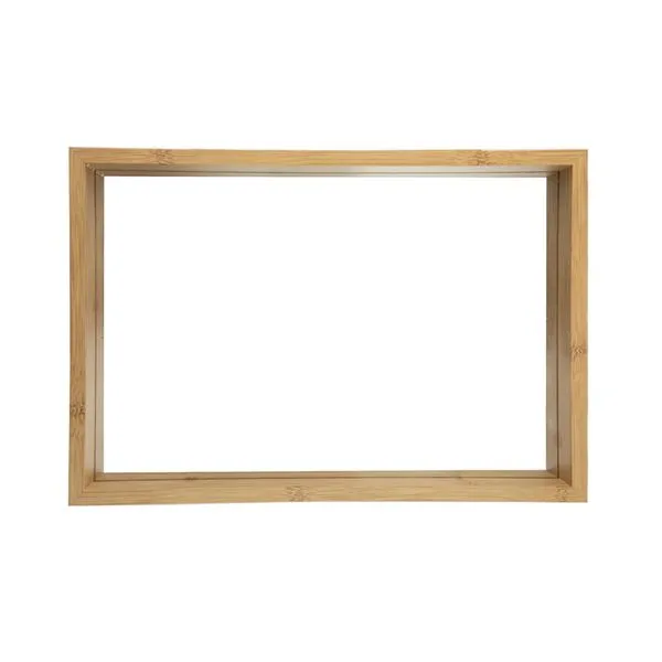 Bandeja Espelhada G Madeira MDF e Vidro 39,5x26,5x4,5cm LM3750 - honeyhome