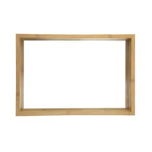 Bandeja Espelhada G Madeira MDF e Vidro 39,5x26,5x4,5cm LM3750 - honeyhome