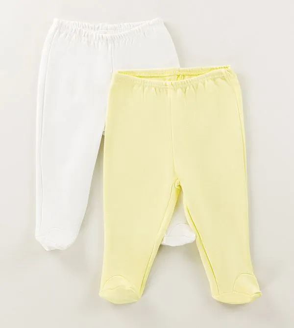 Culote Fio Egípcio com 2 unidades Amarelo Amarelo - P
