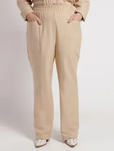Calça Alfaiataria Reta Feminina BEGE G1