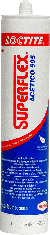 Borracha de silicone superflex 595 300 g - LOCTITE