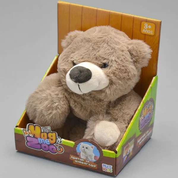 Pelúcia Hug Me Zoo Ursinho Pardo - BR1720 Ursinho Pardo - BR1720