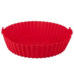 Forma para AirFryer Redonda Silicone 23cm 1200ml CookPop Cazza Sortida