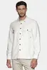Camisa Manga Longa Over em Malha Milão Linho Natural - M