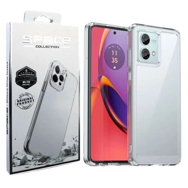 Capinha De Celular Moto G84 Space Transparente (MP)