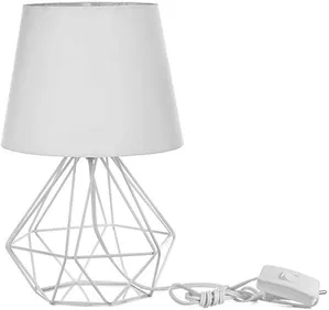 ABAJUR ARAMADO 5004 BRANCO/BRANCO - AUREMAR