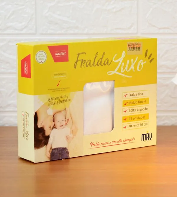 Kit Fralda Luxo com 5 Unidades - 1762 1762