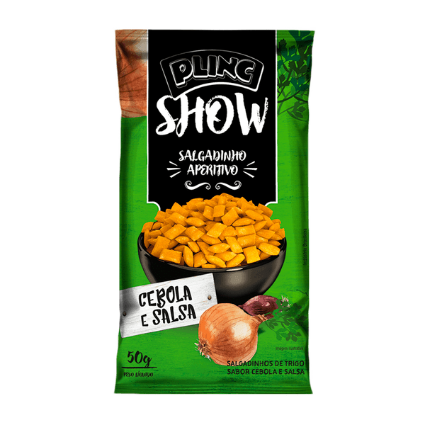 Salgadinho PLINC SHOW Cebola e Salsa 50g