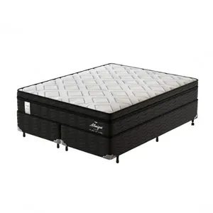 Conjunto Box Queen Mola Ensacada Probel Munique (158x198x56cm)