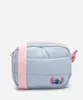 bolsa infantil sholder puffer stitch azul UNICO