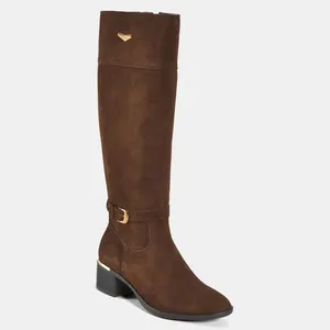 Bota Montaria Camurça Cano longo Marrom 098-025-01 35