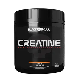 Creatine - Creatina Monohidratada - 300g - Black Skull Creatine Laranja 300g