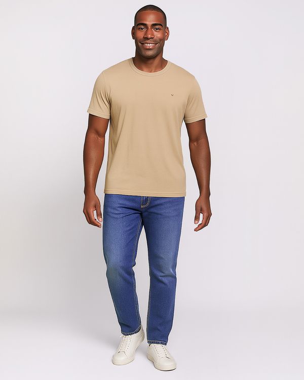 Calça Jeans Masculina Reta Azul 38