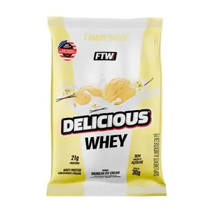 Whey Protein Delicious FTW Sabor Baunilha Ice Cream 30g