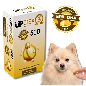 Suplemento Alimentar Vitamínico Upgrax 500 Labocare Para Cães E Gatos 30 Cápsulas (MP)
