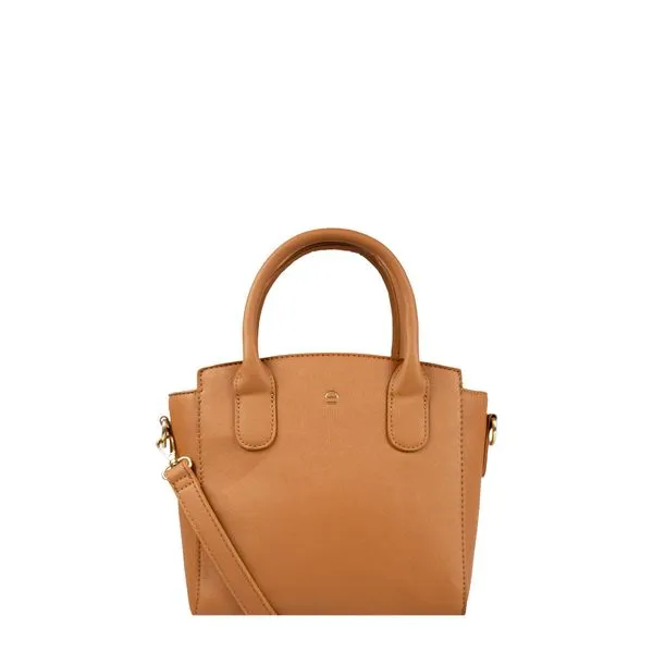 Bolsa Mão e Transversal Saffiano MK BLP78036 Le Postiche CARAMELO
