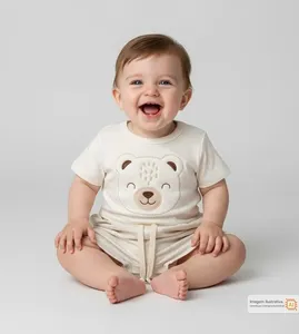Macaquinho Urso Bege Bege - M