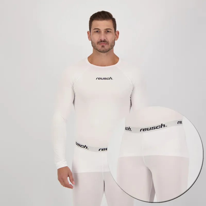 Conjunto Térmico Reusch Camisa e Calça Branco