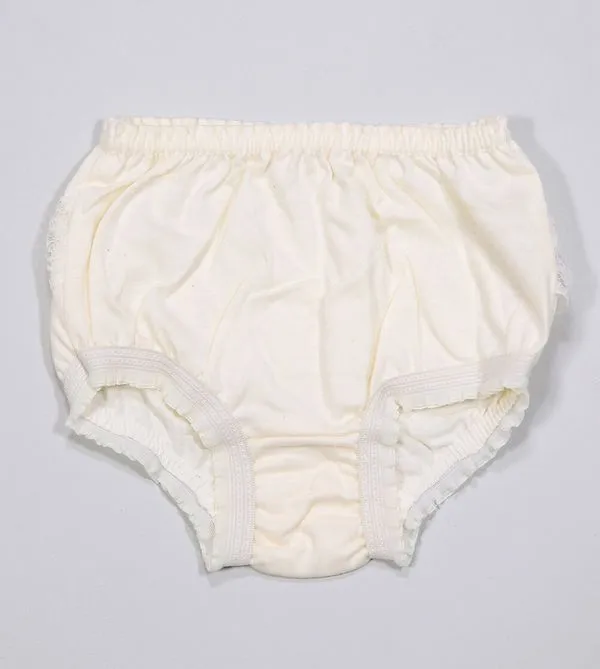 Calcinha Renda Bege - 20 De 0 a 4 anos Bege - M