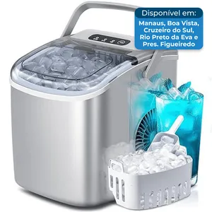 Máquina De Gelo Crzoe Portátil Cinza A-BI