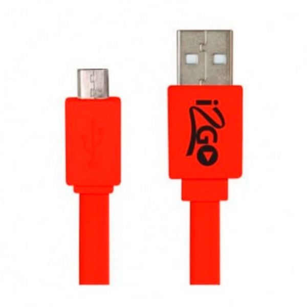 Cabo USB Micro Smartphone Vermelho I2GO