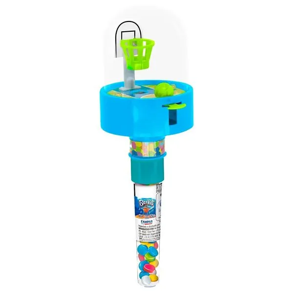 Bala Confeito Fampar Basket com Som e Luz Sortido 12g