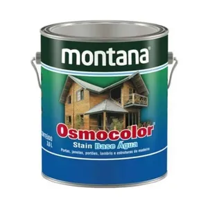 Stain Impregnante Base Água Osmocolor para Madeira Acabamento Acetinado Transparente Montana