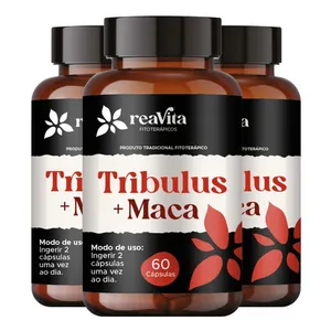 Kit 03 Tribulus Terrestris com Maca Peruana 60 CÁPS - Reavita