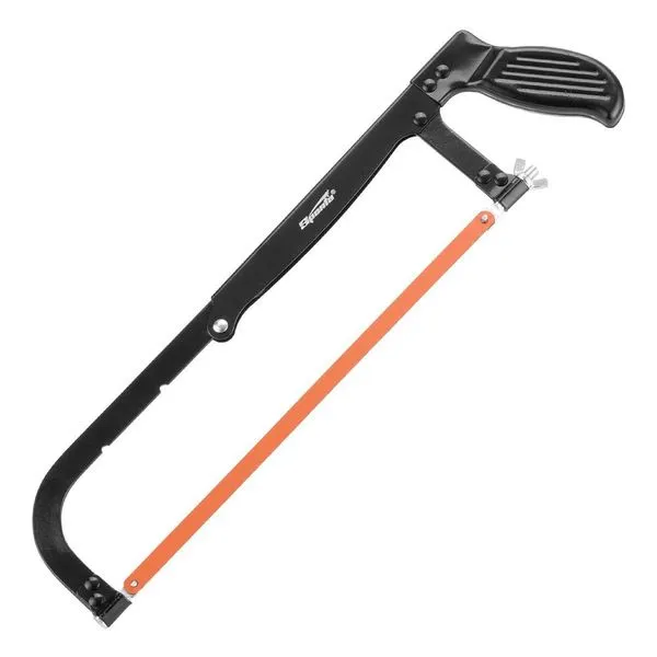 Arco de Serra Cabo de Metal 200-300mm Profissional para Cortes em Metais Plásticos e Madeiras Laranja Sparta Ferramentas Arco de Serra Cabo de Metal 200-300mm Profissional para Cortes Precisos Laranja Sparta Ferramentas