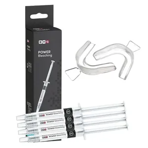 Kit 4 Clareador Dental Caseiro Moldeira Power 22% Maquira