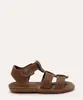 papete infantil pimpolho com velcro marrom 24