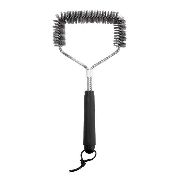 Escova Para Grelha Black Cabo Plástico, Aço Inox 34x17,5x3cm LM4325BLK - honeyhome