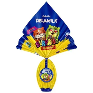 Ovo de Páscoa Delatte Delamilk Surprise Pet Monster 80g