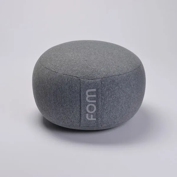 Almofada De Apoio Meditação Sol Cinza Mescla - FOM Zen