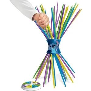 Jogo de Mesa Stitch Puxa Espinho com Varetas e Roleta para Habilidade Elka Jogo de Mesa Stitch Puxa Espinho com Varetas e Roleta Elka