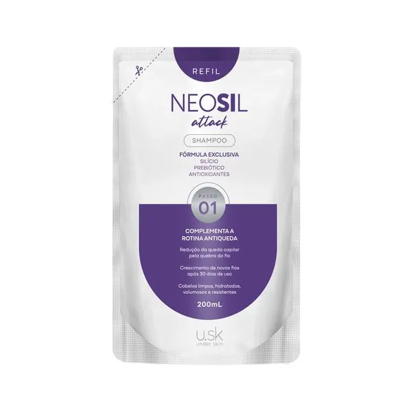 Passo 01 Shampoo Antiqueda Neosil Refil 200ml