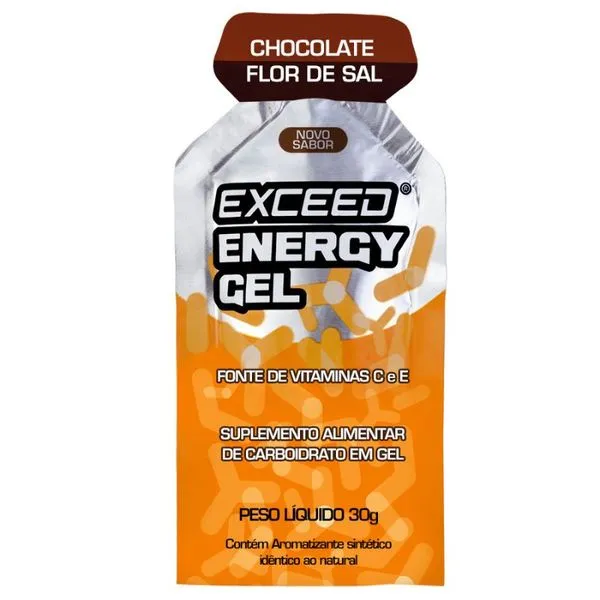 Exceed Energy Gel Chocolate Flor Sal Advanced Nutrition 30g
