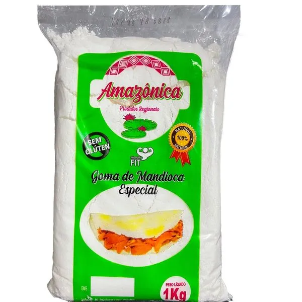 Goma De Mandioca Amazônica Tradicional 1kg