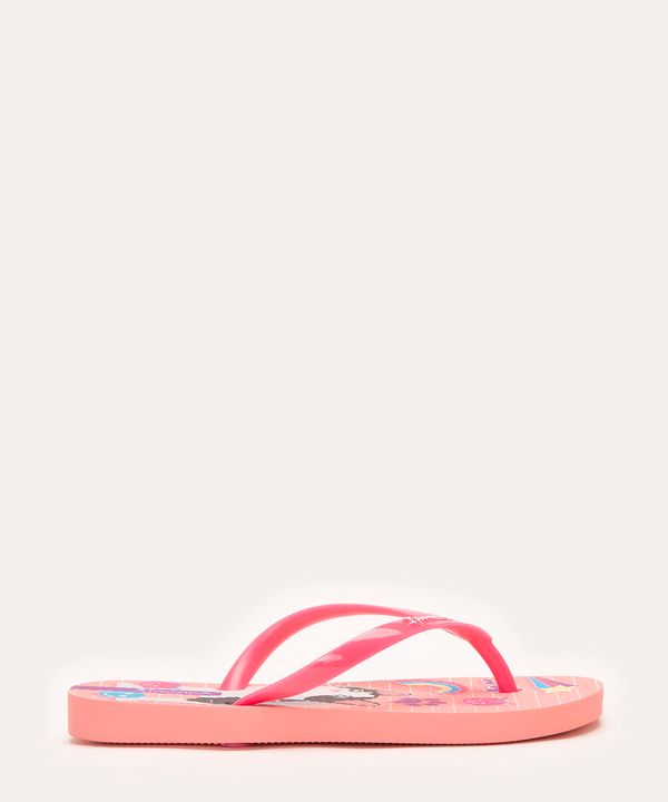 chinelo infantil ipanema pets rosa 33-34