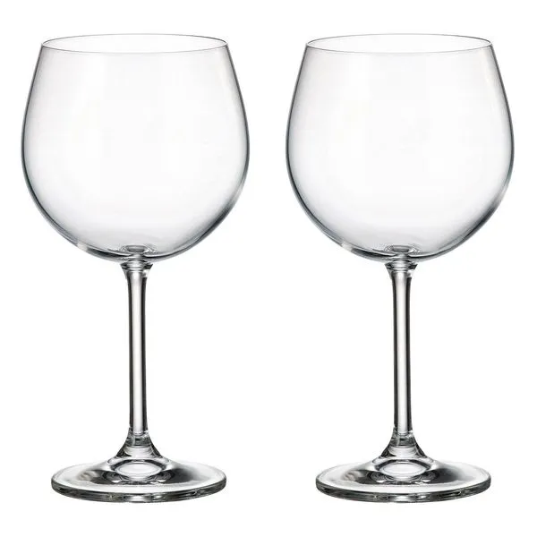 Jogo 02 Taças de Cristal para Gin Bohemia 620ml - Hauskraft