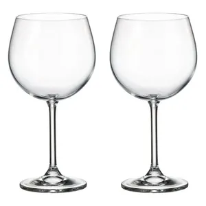 Jogo 02 Taças de Cristal para Gin Bohemia 620ml - Hauskraft