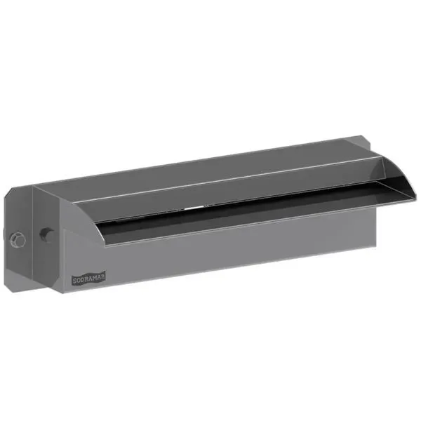 Cascata para Piscina Pratic Naburi 80 Embutir na Parede Efeito Relaxante Inox Sodramar Cascata de Parede Pratic Naburi 80 para Piscina Efeito Relaxante Inox Sodramar