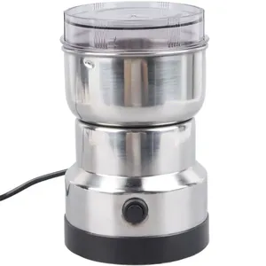 Moedor de Café e Grãos Elétrico Aço Inox 150ML 150W 110V com Tampa Acrílica Transparente Bene Casa Moedor De Café E Grãos Elétrico Aço Inox 150ml 150w 110V