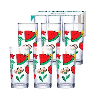 Jogo de Copos Multiuso Red Fruits Vidro 6 Peças 255ml 607035 - Ruvolo
