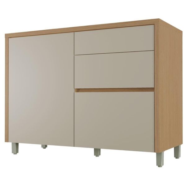Balcão Nesher Condessa em MDF com 1 Porta e 3 Gavetas 120cm n/a