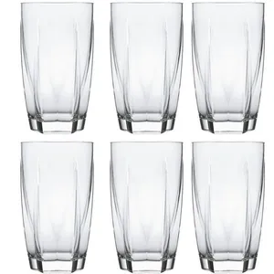 Conjunto de Copos Long Drink Nadir Estela 460ml 6 Peças Transparente
