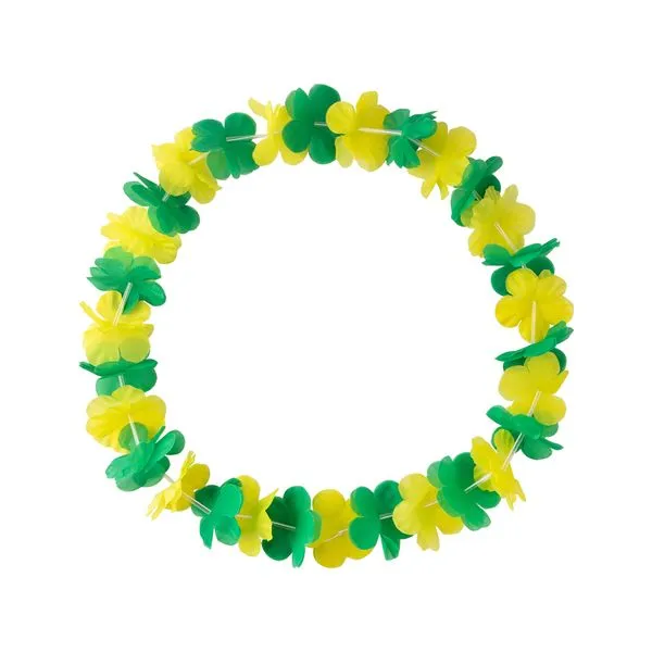 Colar Brasil Verde Amarelo Poliéster 52cm - bee