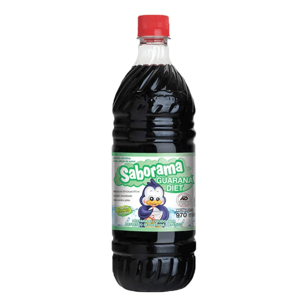 Xarope Sabor Guaraná Diet Saborama 970ml
