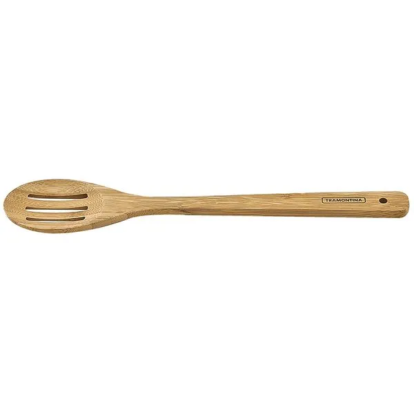 Colher Com Passador Em Madeira Natural 7x21x42cm - Tramontina