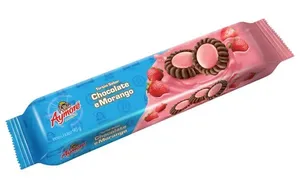 Biscoito Aymoré Tortini Morango 90g
